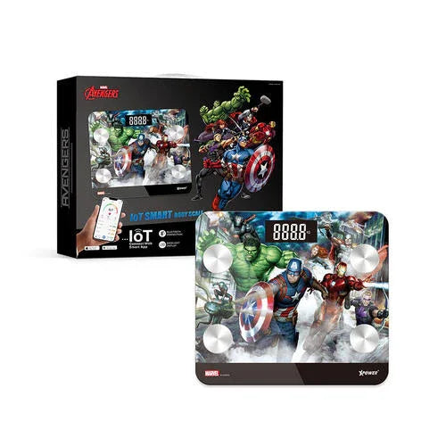 Xpower Marvel Smart Body Scale - Avengers - Tashqila Xpower Marvel Smart Body Scale - Avengers - Tashqila